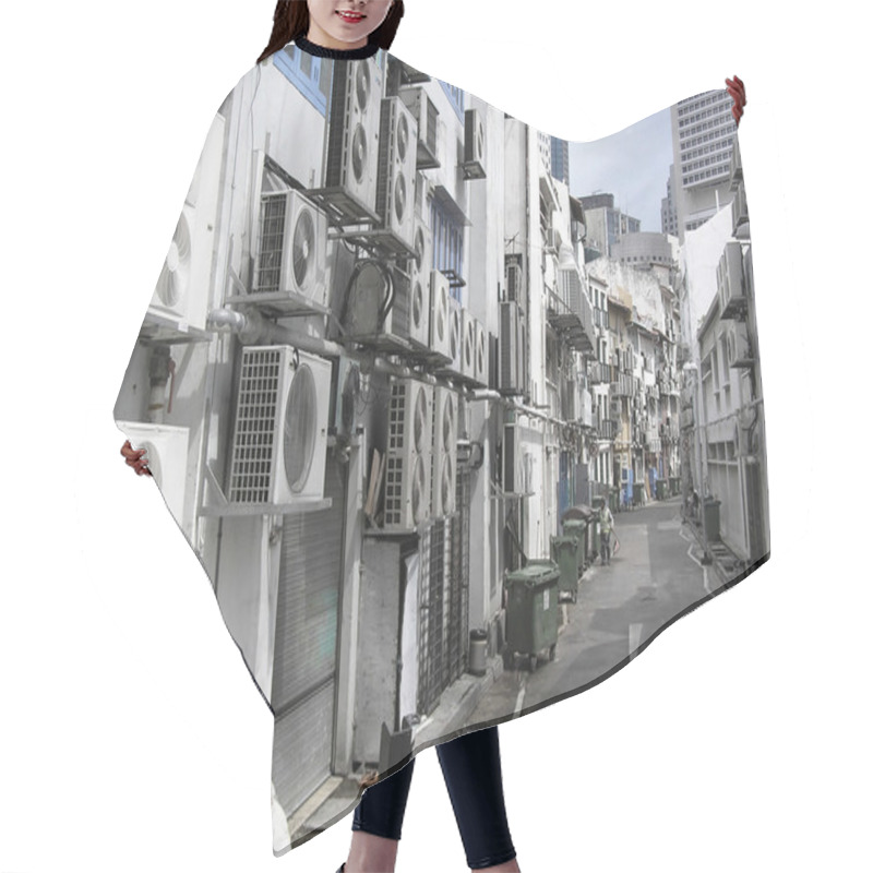 Personality  Air Conditioning Mania Hair Cutting Cape