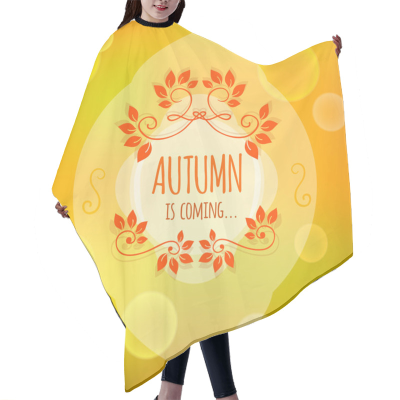 Personality  Autumn Background With Bokeh Hair Cutting Cape