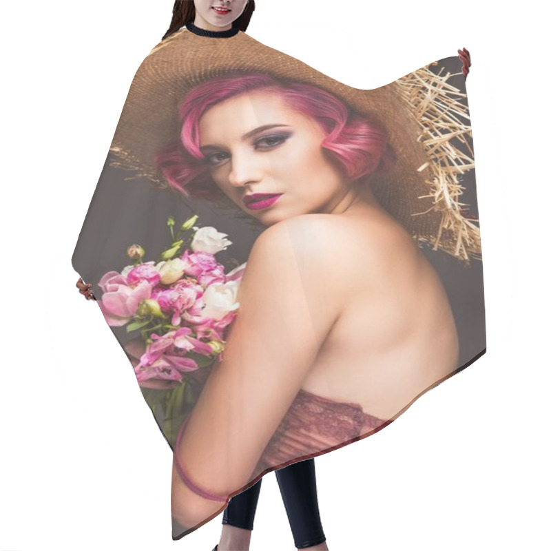 Personality  Woman Hair Cutting Cape