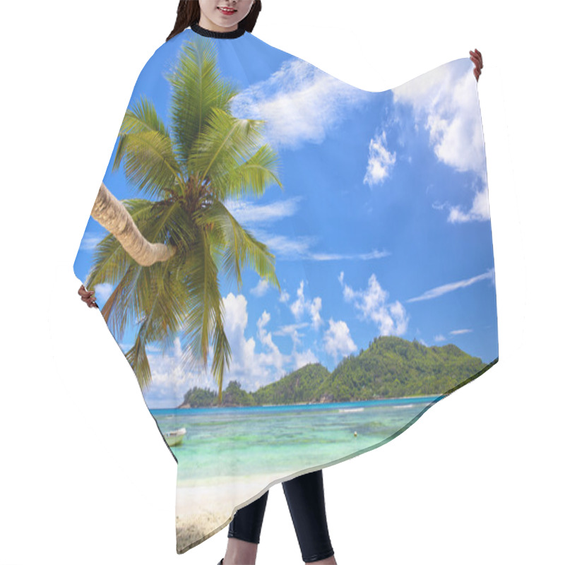 Personality  Tropical Palm Beach Hair Cutting Cape