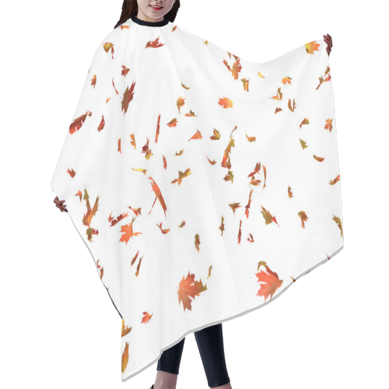 Personality  Autumn Falling Leaves Hair Cutting Cape