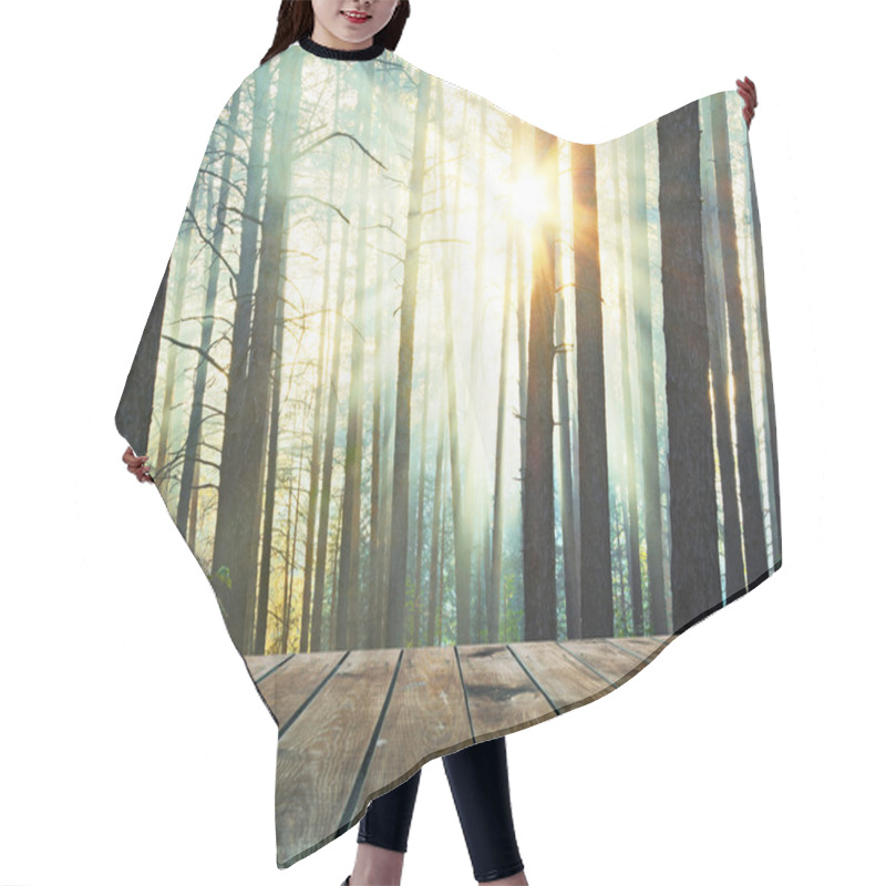 Personality  Sunset And Floor Hair Cutting Cape