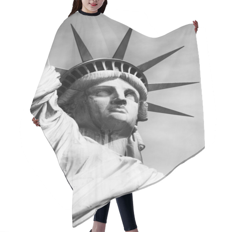 Personality  America-statue Of Liberty-liberty Island Hair Cutting Cape