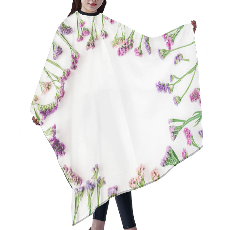 Personality  Dry Sea-lavender Flowers Hair Cutting Cape