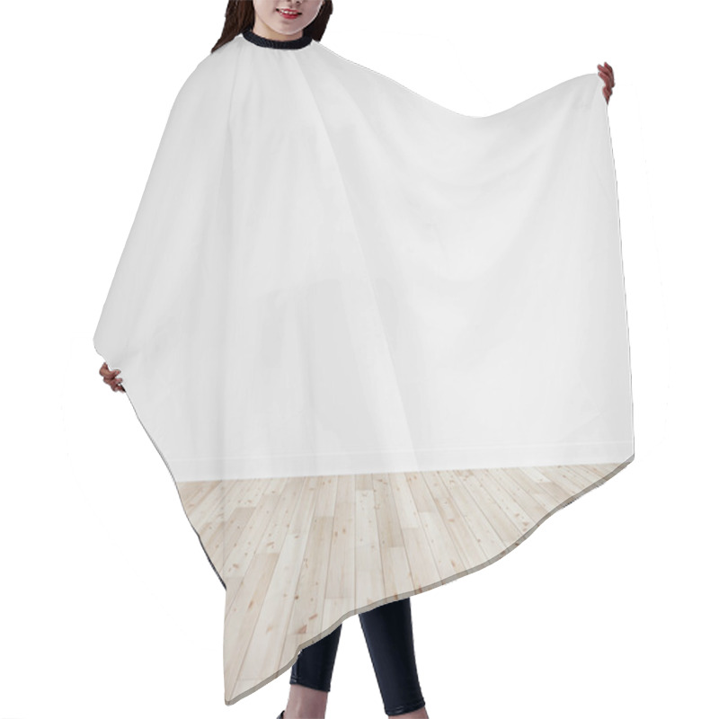 Personality  Wall And Wooden Floor Hair Cutting Cape