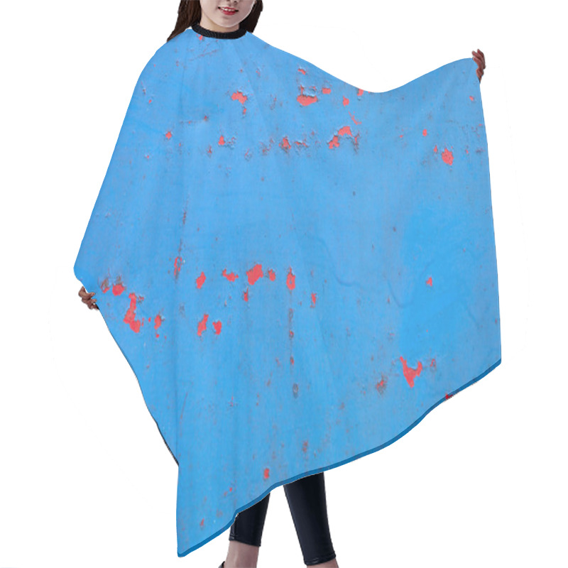 Personality  Photograph Of Peeling Paint And Rust On Metal Background Hair Cutting Cape