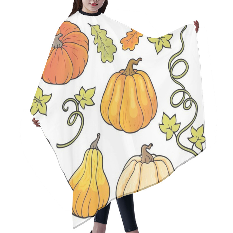 Personality  Pumpkins Theme Collection 1 Hair Cutting Cape