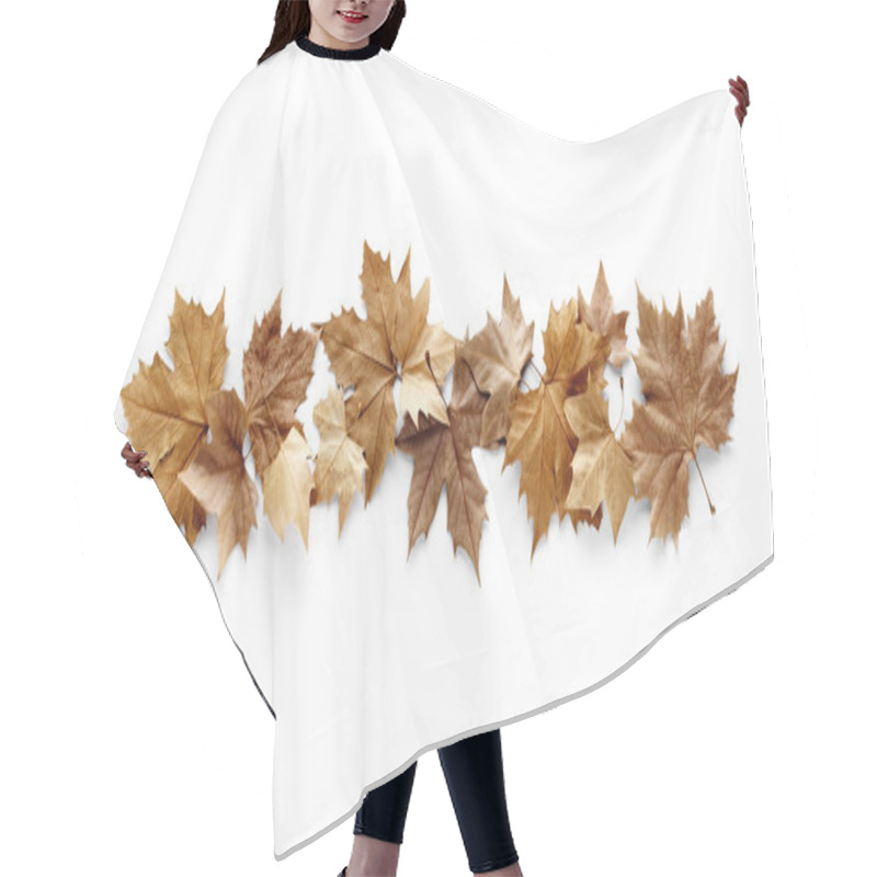 Personality  Autumn Leaves Border Hair Cutting Cape