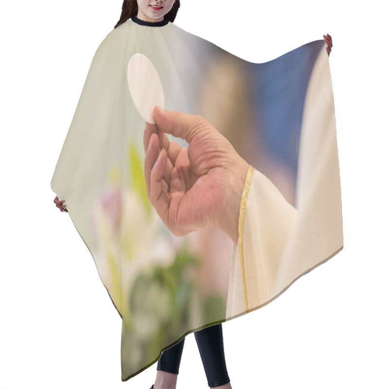 Personality  Celebrating The Rite Of The Holy Bread Hair Cutting Cape