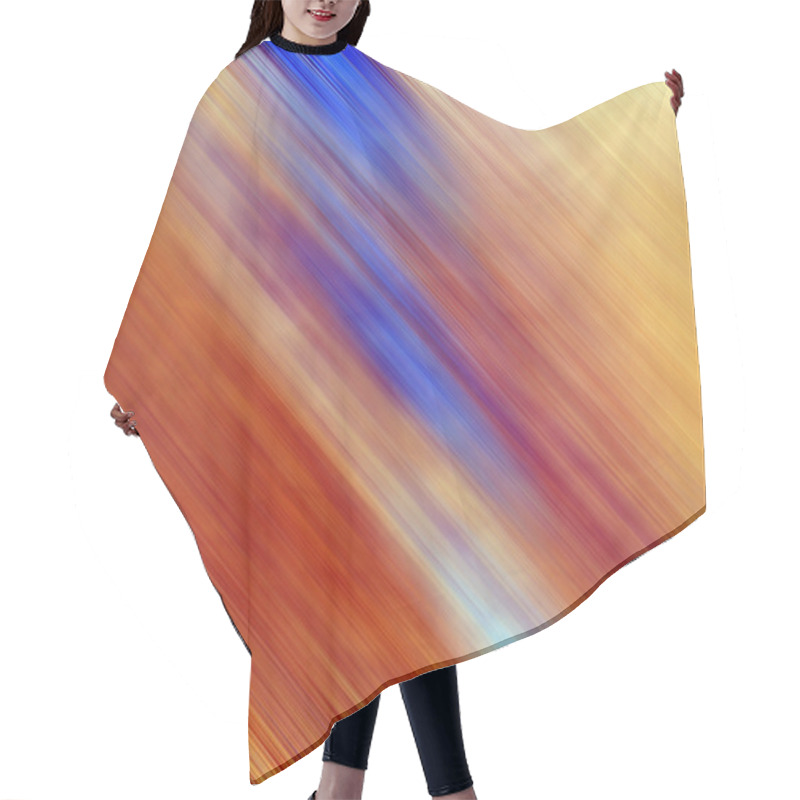 Personality  Abstract Orange Background Hair Cutting Cape