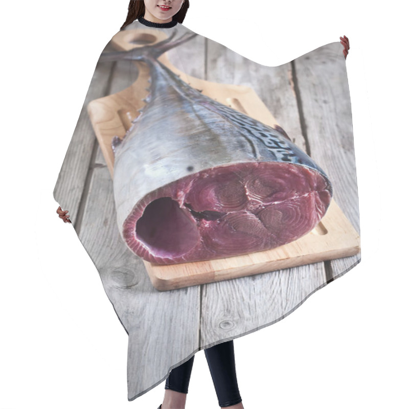 Personality  Raw Tuna Hair Cutting Cape