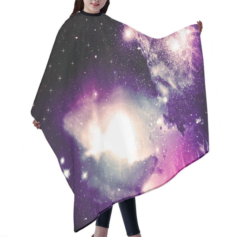 Personality  Fantasy Space Nebula Hair Cutting Cape