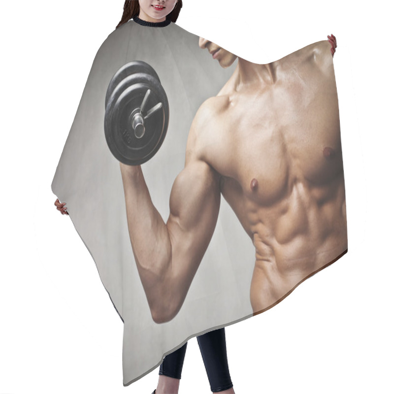 Personality  Gym Muscles Hair Cutting Cape