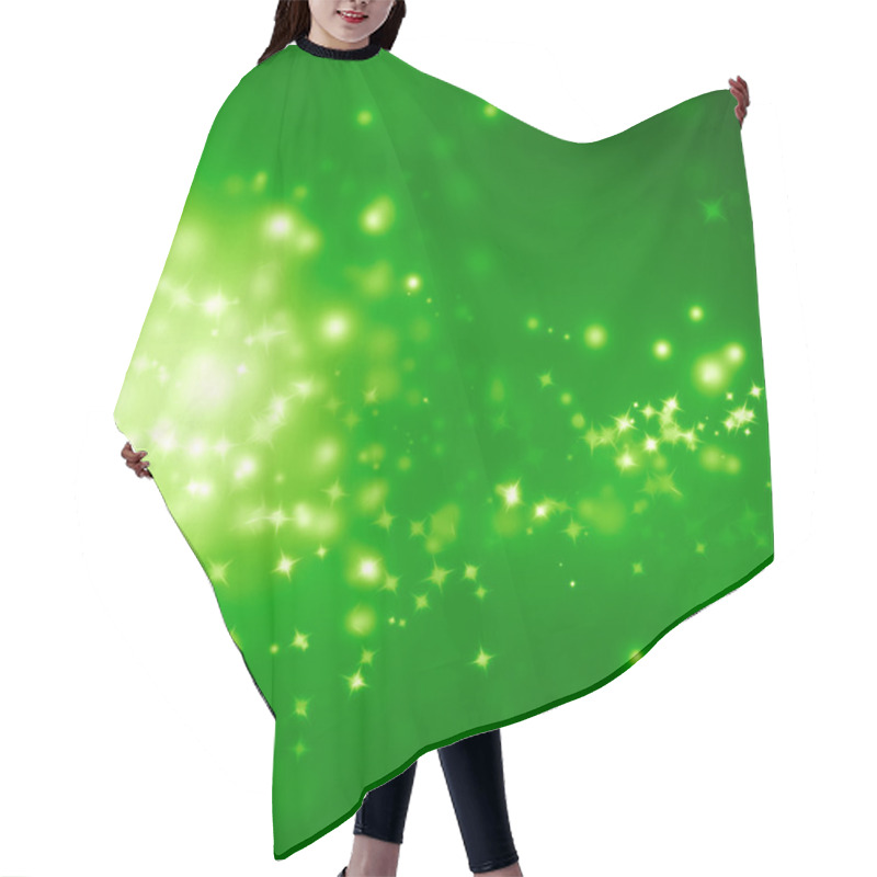 Personality  Green Background Hair Cutting Cape