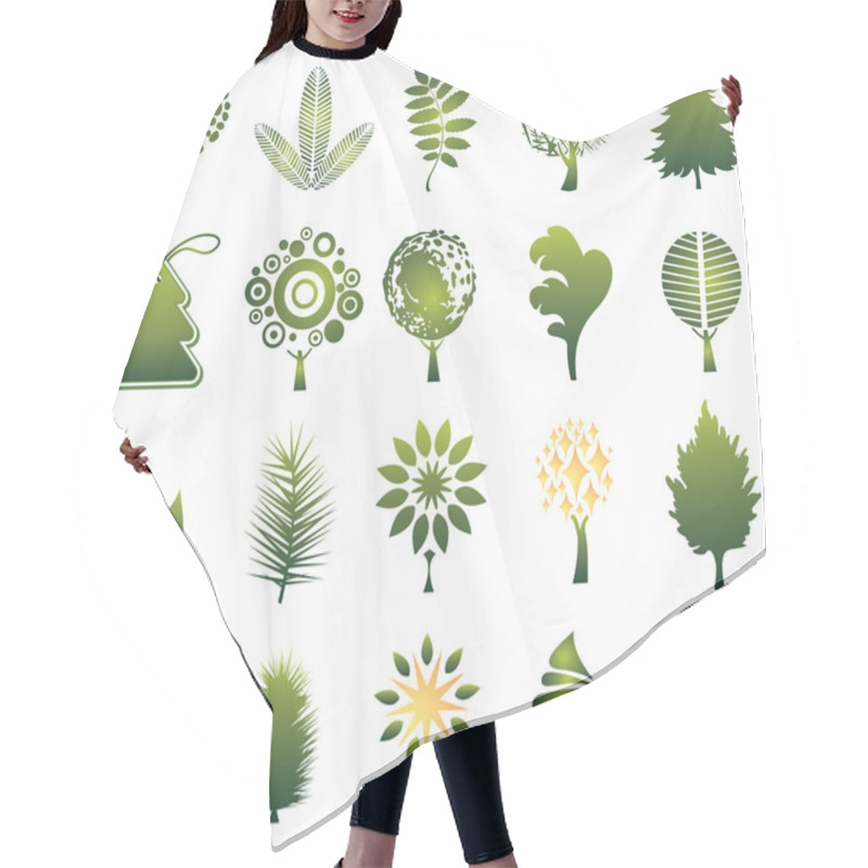 Personality  Set Of Tree Hair Cutting Cape