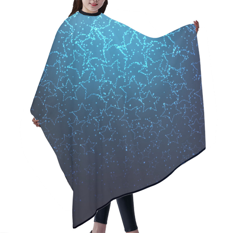 Personality  Shining Abstract Background Hair Cutting Cape