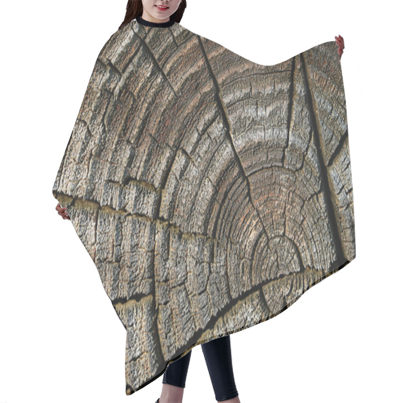 Personality  Wooden Background Hair Cutting Cape