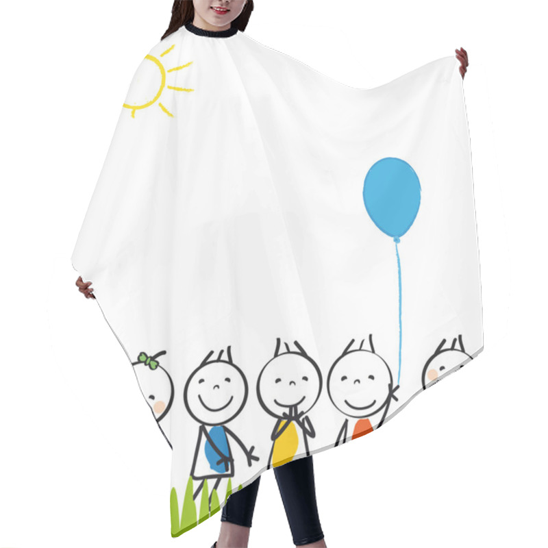 Personality  Happy Kids Hair Cutting Cape