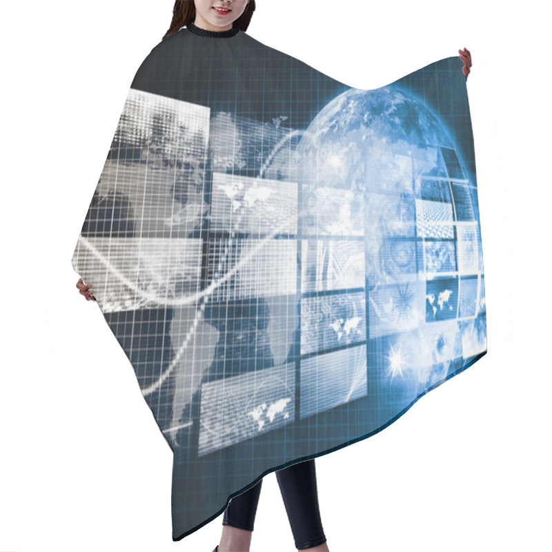 Personality  Internet Concept Hair Cutting Cape