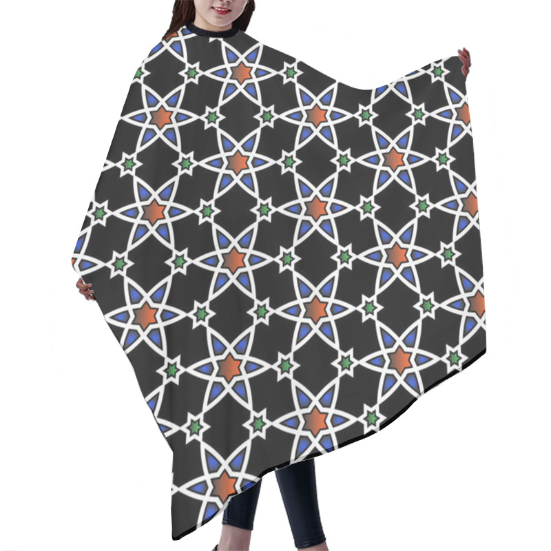 Personality  Vector Islamic Pattern Hair Cutting Cape