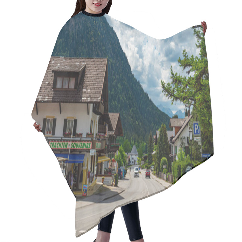 Personality  Typical Houses In Bavaria - The German Alps - ETTAL, GERMANY - MAY 26, 2020 Hair Cutting Cape