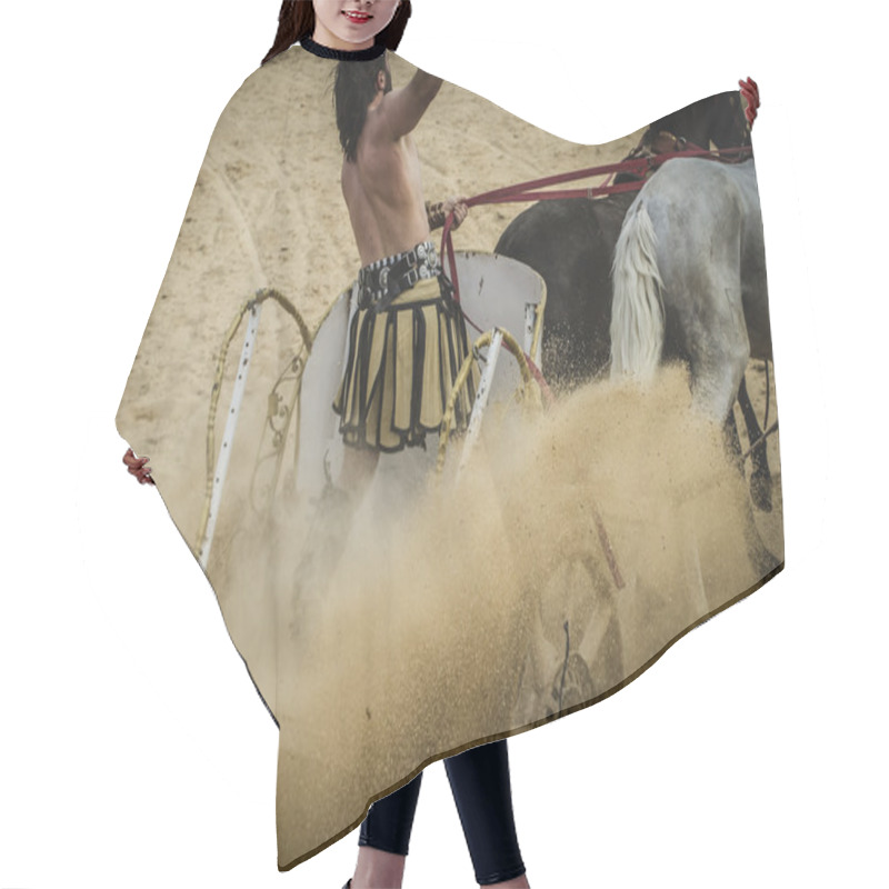 Personality  Chariot Race In A Roman Circus Hair Cutting Cape