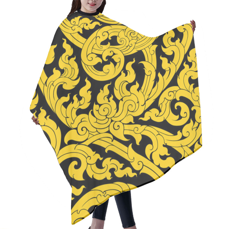 Personality  Thai Art Hair Cutting Cape