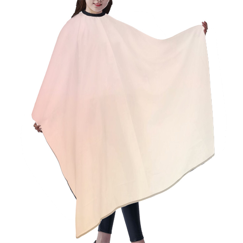 Personality  Soft Pink And Peach Gradient Minimalist Background Hair Cutting Cape