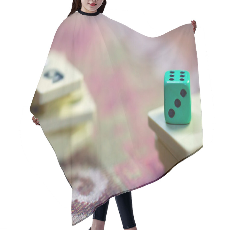 Personality  Rummy Squares Game Hair Cutting Cape