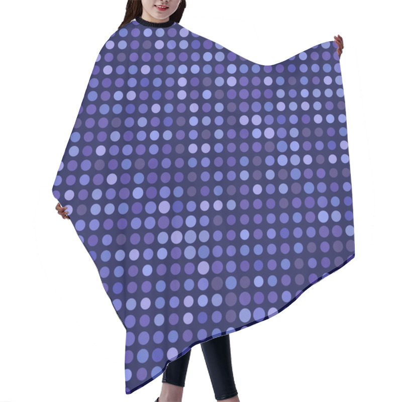 Personality  Circles Pattern Hair Cutting Cape