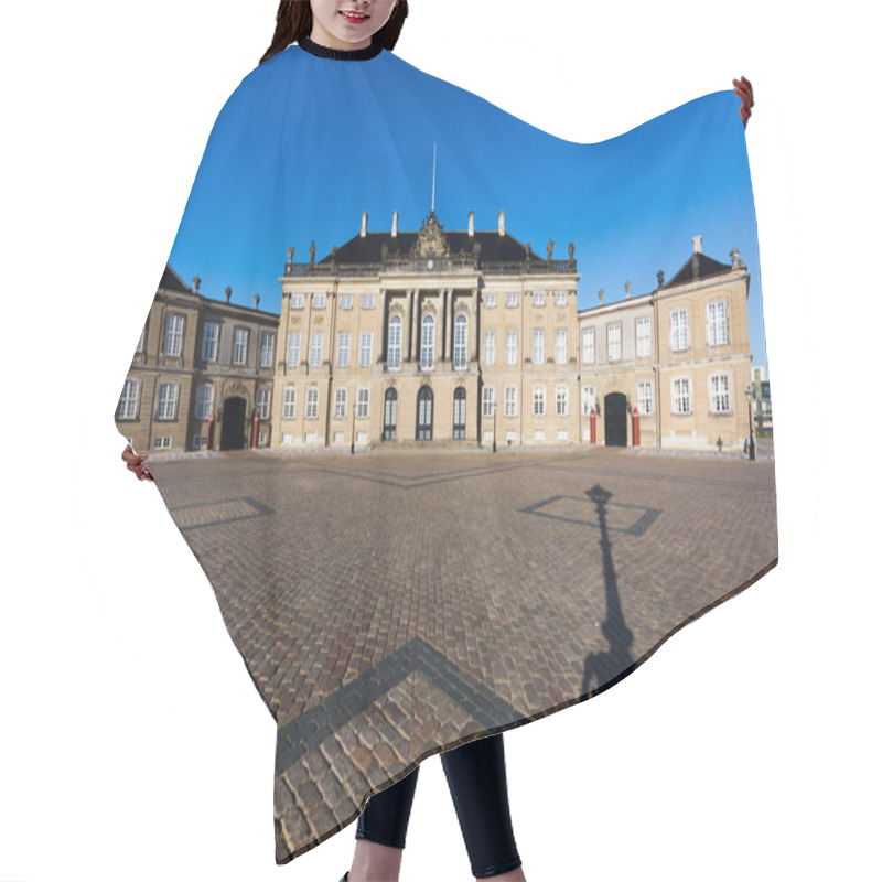 Personality  Danish Royal Castle Amalienborg hair cutting cape