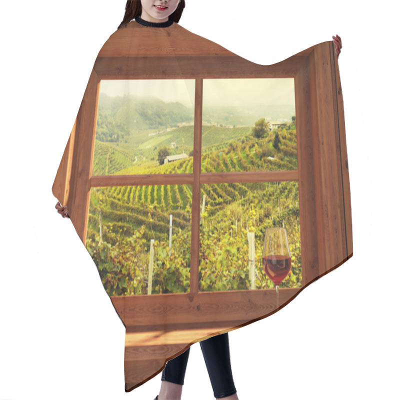 Personality  Italian Vineyards Hair Cutting Cape