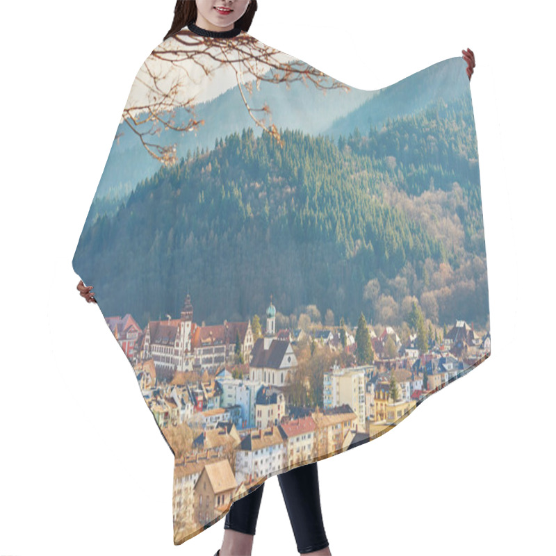 Personality  Panorama Of Freiburg Im Breisgau In Germany Hair Cutting Cape