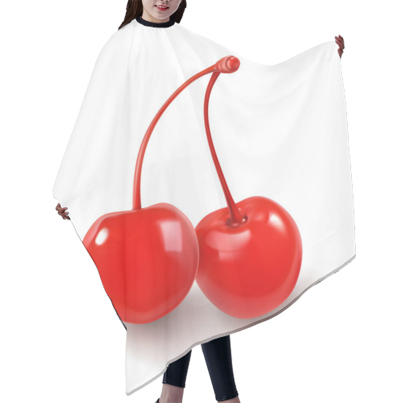 Personality  Pair Of Cherries For Cocktails Hair Cutting Cape