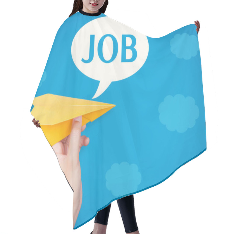 Personality  Job In Speech Bubble  Hair Cutting Cape