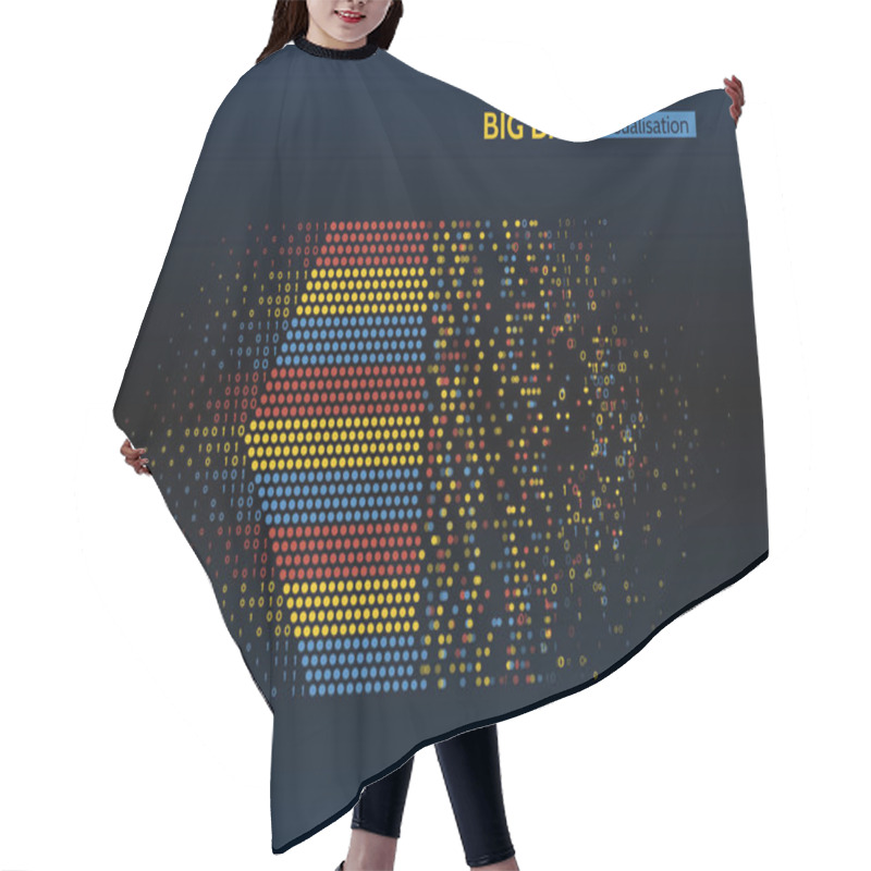 Personality  Abstract Big Data Machine Learning Algorithms. Hair Cutting Cape