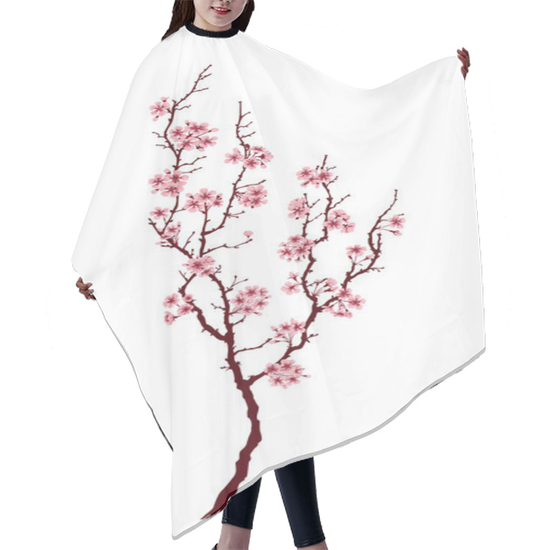 Personality  Spring Tree Hair Cutting Cape