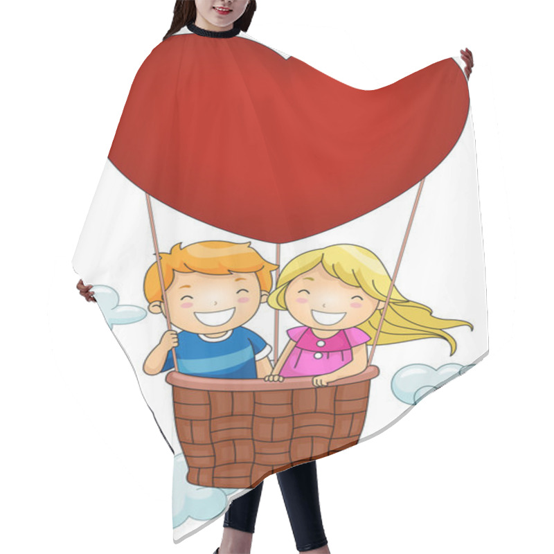 Personality  Hot Air Balloon Hair Cutting Cape