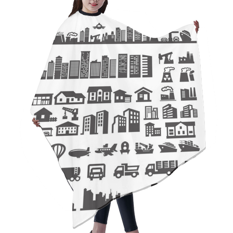 Personality  Big City Icons Hair Cutting Cape