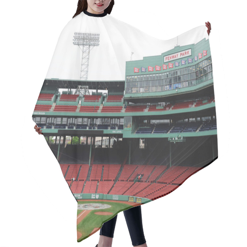 Personality  Fenway Park In Boston Massachusetts Hair Cutting Cape