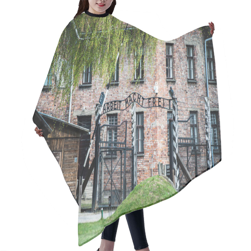 Personality  Gates To Auschwitz Hair Cutting Cape