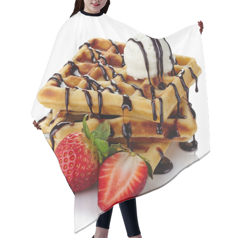 Personality  Belgium Waffles Hair Cutting Cape