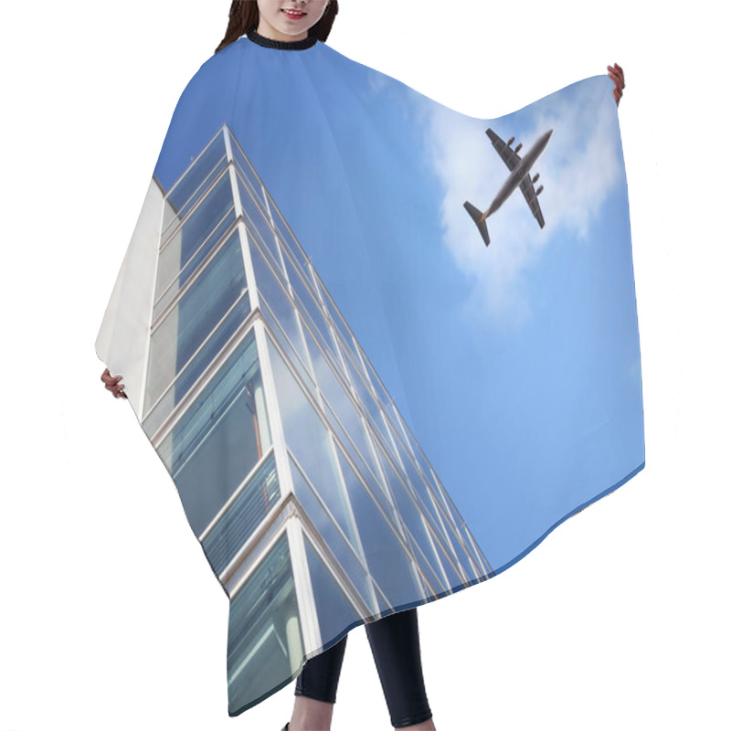 Personality  Skyscraper Hair Cutting Cape