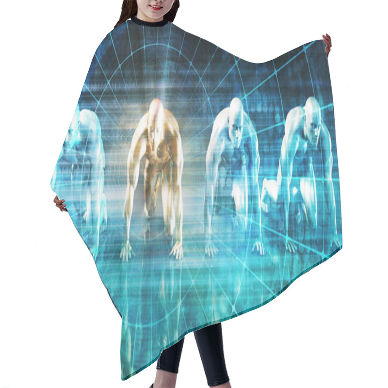 Personality  Integrated Solutions Concept Art Hair Cutting Cape