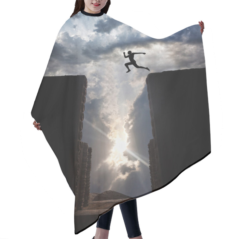 Personality  Jump Over The Abyss Hair Cutting Cape