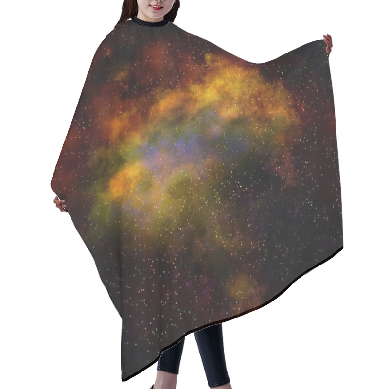 Personality  Nebula Cloud In Outer Space Hair Cutting Cape