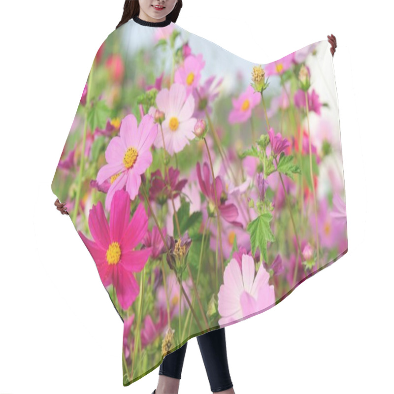 Personality  Beautiful Cosmos Flowers Hair Cutting Cape