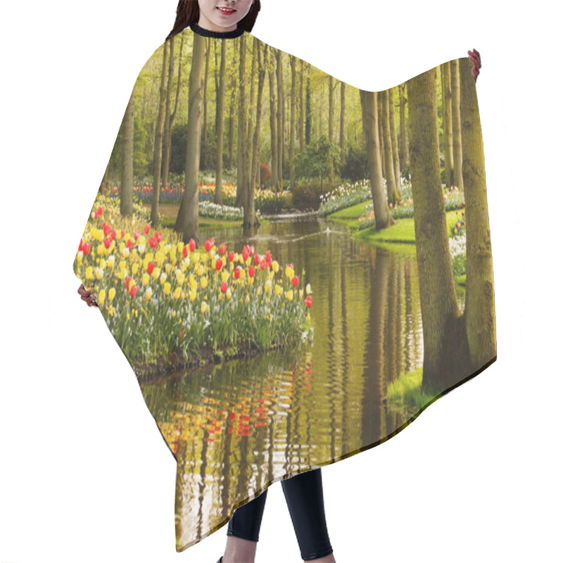 Personality  Spring Garden Hair Cutting Cape