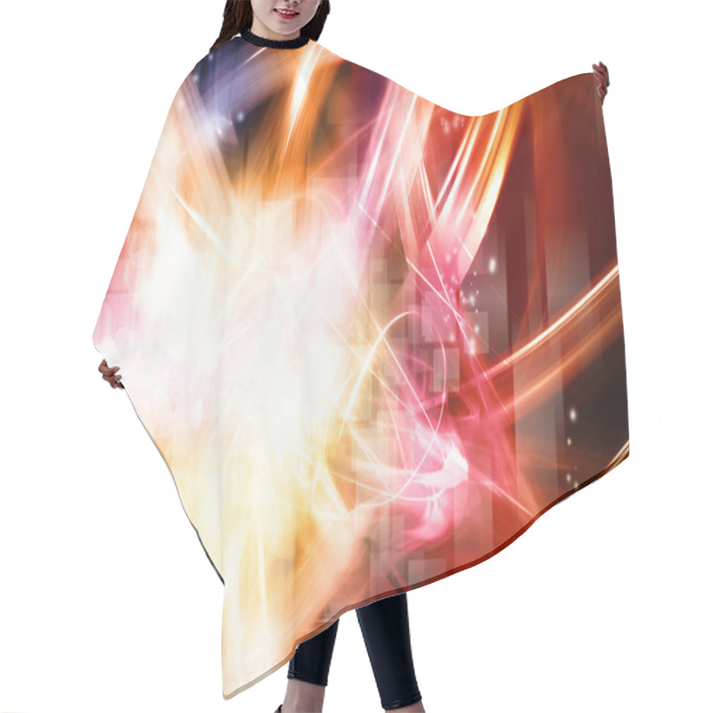 Personality  Abstract Background Hair Cutting Cape