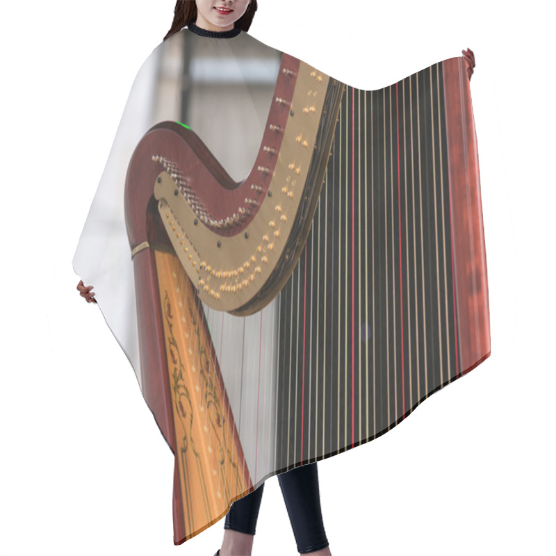 Personality  Symphony  Musical Instrument Called Harp Details Hair Cutting Cape